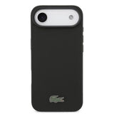 iPhone Air Lacoste Iconic Petit Pique MagSafe cover og magnetisk kortholder - Sort