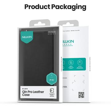 iPhone Air Nillkin Qin Pro Flip Cover - Sort