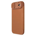 iPhone Air Nillkin Qin Pro Flip Cover - Brun