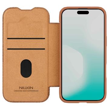 iPhone Air Nillkin Qin Pro Flip Cover - Brun