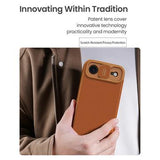 iPhone Air Nillkin Qin Pro Flip Cover - Brun