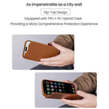 iPhone Air Nillkin Qin Pro Flip Cover - Brun