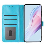 iPhone Air Pung Etui med Prikket Mønster - Blå