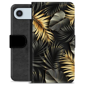iPhone Air Premium Flip Cover med Pung - Gyldne Blade