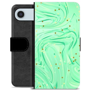 iPhone Air Premium Flip Cover med Pung - Grøn Mynte