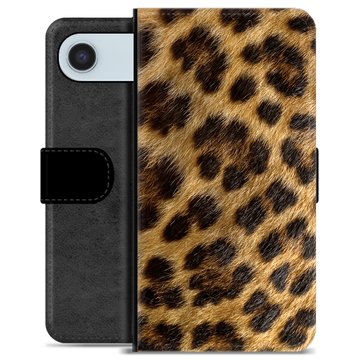 iPhone Air Premium Flip Cover med Pung - Leopard
