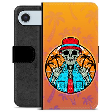 iPhone Air Premium Flip Cover med Pung - Skelet Sommer