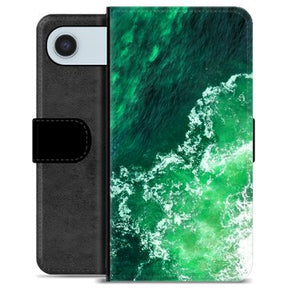 iPhone Air Premium Flip Cover med Pung - Bølger