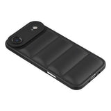 iPhone Air Pufferjakke Stødfast TPU-cover - Sort
