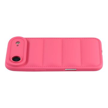 iPhone Air Pufferjakke Stødfast TPU-cover - Hot Pink