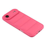 iPhone Air Pufferjakke Stødfast TPU-cover - Hot Pink