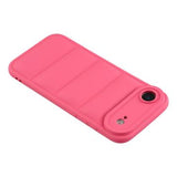 iPhone Air Pufferjakke Stødfast TPU-cover - Hot Pink