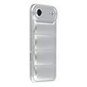 iPhone Air Pufferjakke Stødfast TPU-cover - Sølv