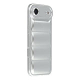 iPhone Air Pufferjakke Stødfast TPU-cover - Sølv