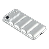 iPhone Air Pufferjakke Stødfast TPU-cover - Sølv