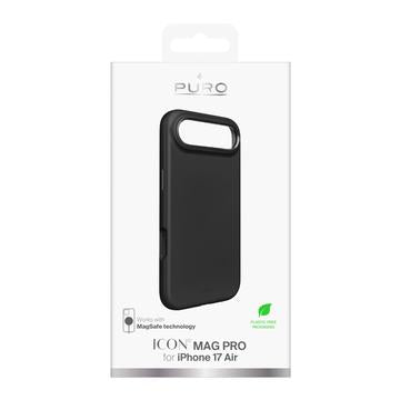 iPhone Air Puro Icon Mag Pro Silikone Cover - Sort