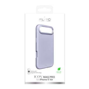 iPhone Air Puro Icon Mag Pro Silikone Cover - Lavendelblå