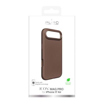 iPhone Air Puro Icon Mag Pro Silikone Cover - Brun