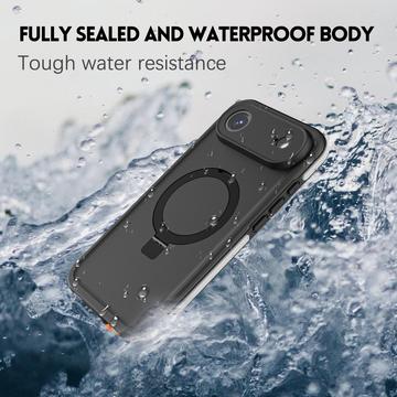 iPhone Air Redpepper IP68 MagSafe vandtæt cover med kickstand - Sort