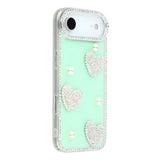 iPhone Air Funklende Kærlighed og Perle Hybrid Cover - Grøn