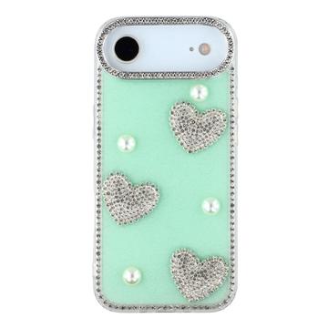 iPhone Air Funklende Kærlighed og Perle Hybrid Cover - Grøn