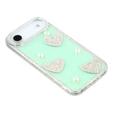 iPhone Air Funklende Kærlighed og Perle Hybrid Cover - Grøn