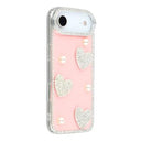 iPhone Air Funklende Kærlighed og Perle Hybrid Cover - Pink
