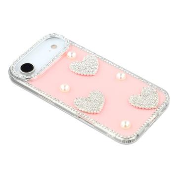 iPhone Air Funklende Kærlighed og Perle Hybrid Cover - Pink