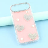 iPhone Air Funklende Kærlighed og Perle Hybrid Cover - Pink