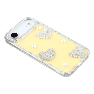 iPhone Air Funklende Kærlighed og Perle Hybrid Cover - Gul