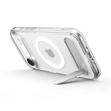 iPhone Air Spigen Ultra Hybrid S Mag MagSafe cover med støttefod - hvid / klar