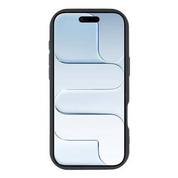 iPhone Air Stilfuldt stødsikkert TPU cover med forhøjede kanter - sort / Kirsebær