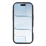 iPhone Air Stilfuldt stødsikkert TPU cover med forhøjede kanter - Sort / Prikket sløjfe