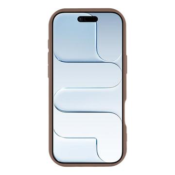 iPhone Air Stilfuldt stødsikkert TPU cover med forhøjede kanter - Brun / Sløjfe