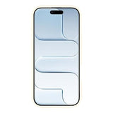 iPhone Air Stilfuldt stødsikkert TPU cover med forhøjede kanter - hvid / sløjfe