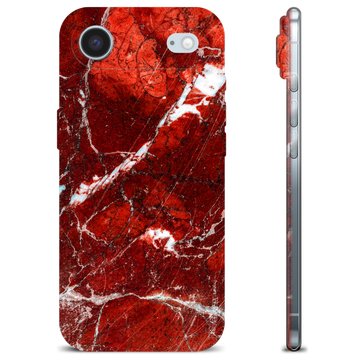 iPhone Air TPU Cover - Rød Marmor