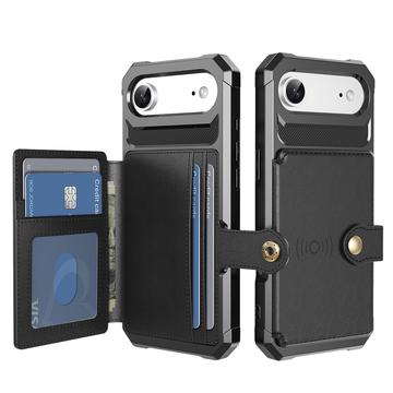 iPhone Air TPU Cover med Kortholder - Sort