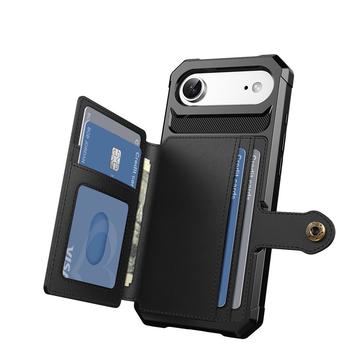 iPhone Air TPU Cover med Kortholder - Sort