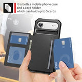 iPhone Air TPU Cover med Kortholder - Sort