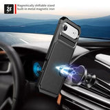 iPhone Air TPU Cover med Kortholder - Sort