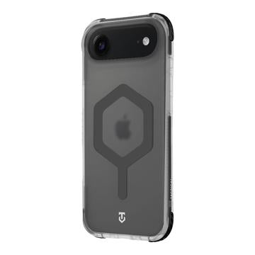 iPhone Air Tactical MagForce Hexagon Cover - MagSafe-kompatibel - sort / gennemsigtig