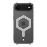 iPhone Air Tactical MagForce Hexagon Cover - MagSafe-kompatibel - hvid / gennemsigtig
