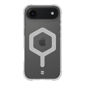 iPhone Air Tactical MagForce Hexagon Cover - MagSafe-kompatibel - hvid / gennemsigtig