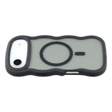 iPhone Air Bølgekant magnetisk hybrid cover - sort