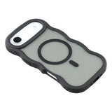 iPhone Air Bølgekant magnetisk hybrid cover - sort