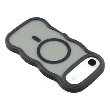 iPhone Air Bølgekant magnetisk hybrid cover - sort