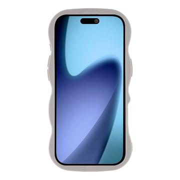 iPhone Air Bølgekant magnetisk hybrid cover - grå