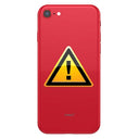 iPhone SE (2022) Bag Cover Reparation - inkl. ramme - Rød
