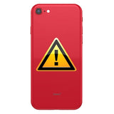iPhone SE (2022) Bag Cover Reparation - inkl. ramme - Rød