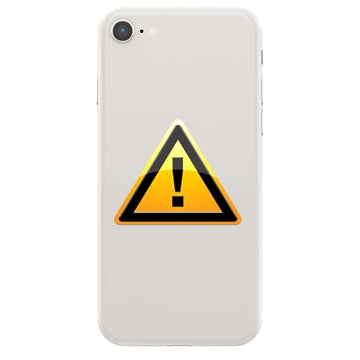 iPhone SE (2022) Bag Cover Reparation - inkl. ramme - Hvid